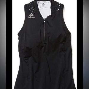 NWOT adidas Womens Black Sleeveless Racerback Golf ⛳️ Shirt - XS